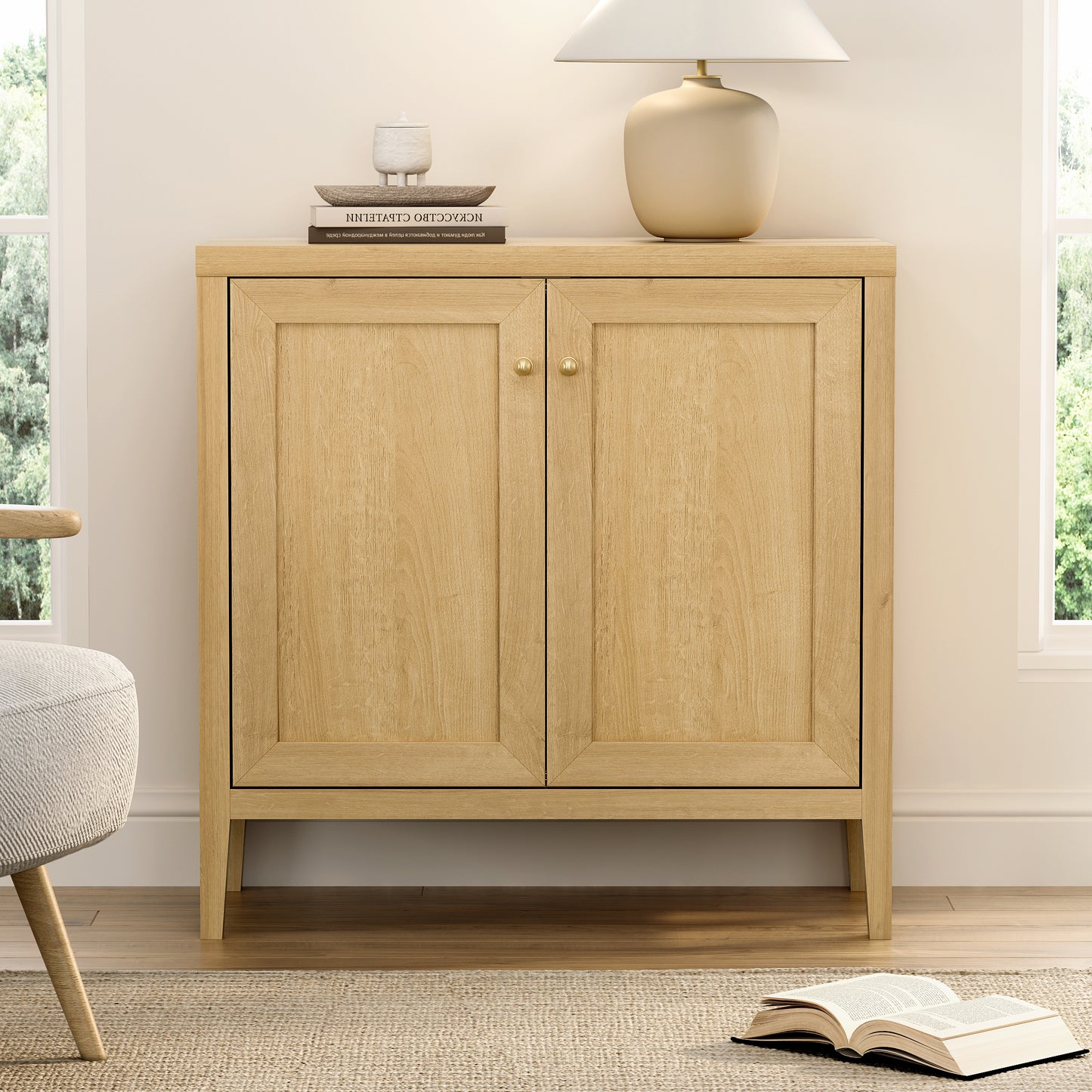 Modern Buffet Cabinet with Storage Sideboard Cabinet 3Pcs Wood cabinets for Kitchen,Living Room,Hallway