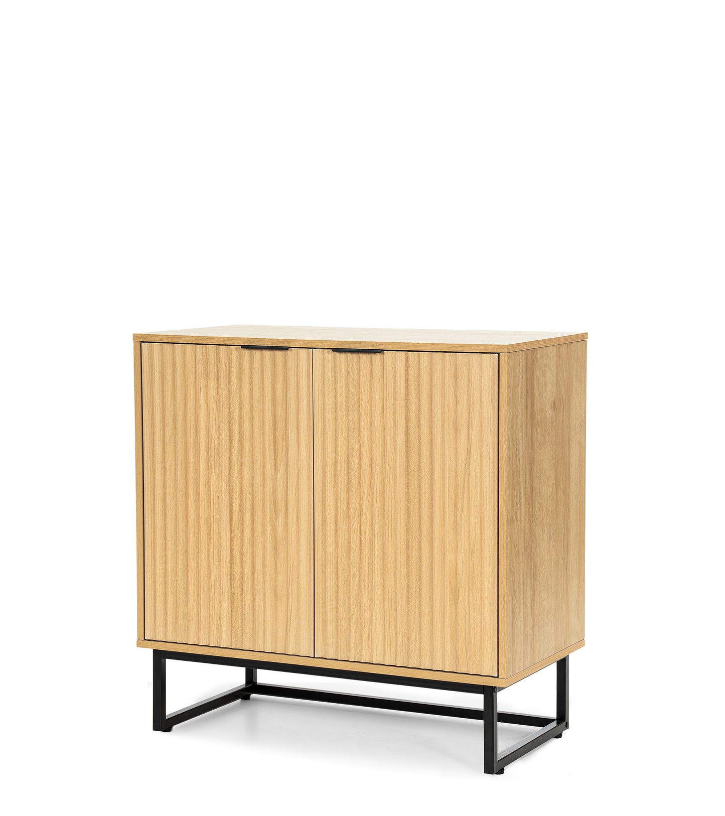 Fluted Storage Cabinet,Sideboard Buffet Cabinet with Adjustable Shelves,Multifunctional Console Table with Storage Credenza Accent Cabinet for Living Room, Dining Room, Hallway