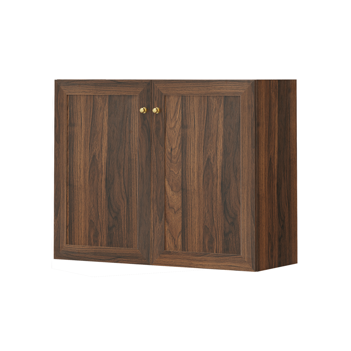Bathroom Wall Cabinets Set of 2 Wall Mounted Storage Cabinet with Adjustable Shelves Floating Cupboard Kitchen Organizers Pantry Cabinet for Living Room, Laundry Room