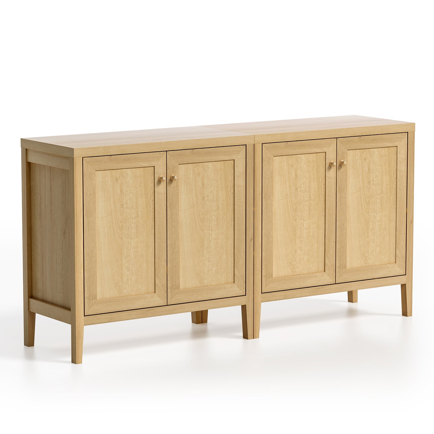 Modern Buffet Cabinet with Storage Sideboard Cabinet 3Pcs Wood cabinets for Kitchen,Living Room,Hallway
