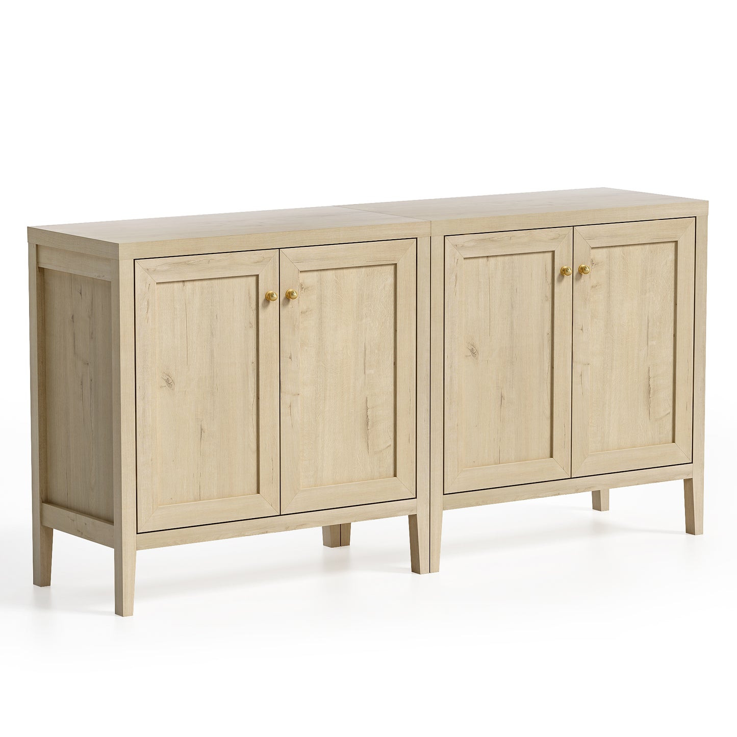 Modern Buffet Cabinet with Storage Sideboard Cabinet 3Pcs Wood cabinets for Kitchen,Living Room,Hallway